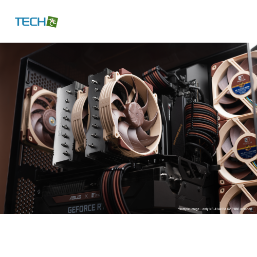 Noctua, NF-A14x25r PWM, プレミアム品質, 静音, 140mm, ファン